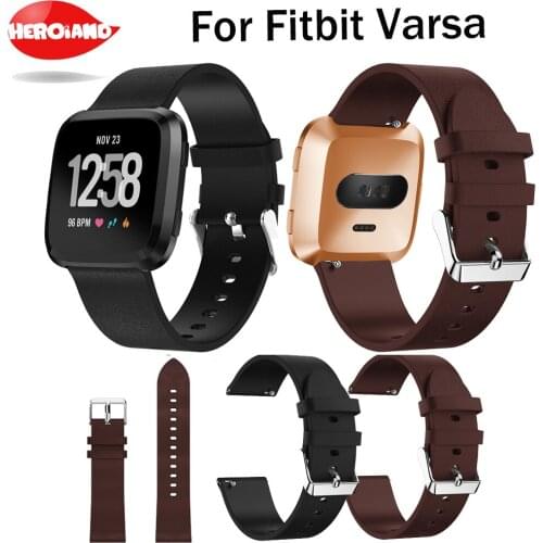 New Arrival For Fitbit Versa Wristband Wrist Strap Smart Watch Band Strap Leather Watchband Replacement Smartwatch Band