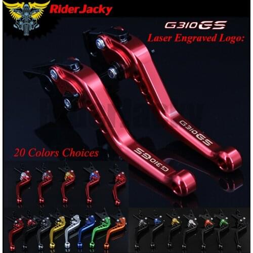 RiderJacky CNC Adjustable 14.7cm Short Brake Clutch Levers FOR BMW G310GS G 310GS G310 GS G 310 GS 2017-2018 17 18