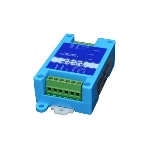 RS485 hub 2 port signal amplifier anti jamming lightning protection 485 repeater photoelectric isolation industrial grade