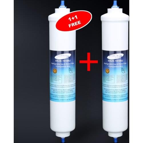 Compatible with Samsung DA29-10105J, GE GXRTDR, WHKF-IMTO, LG 5231JA2010B water filter, 2 pieces