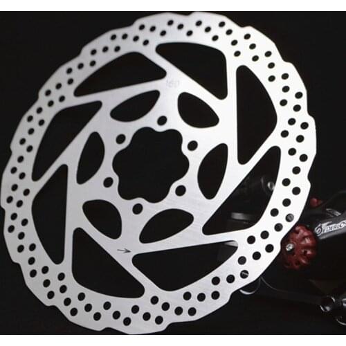 MTB bike brake pads 160mm Mountain Bicycle Six Nails Oil brake Disc brake rotor with Screw