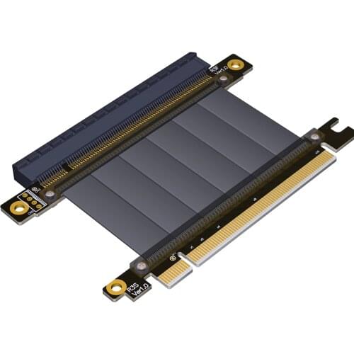 PCI-E x16 3.0 Male to Female Riser Extension Cable Graphics Card PCI Express 16x Extender Ribbon Line 128G/bps R33SL/R33SF/R33SR