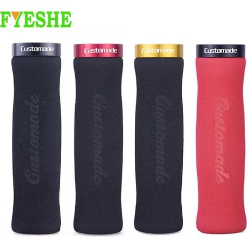 Cycling Ergonomic Lockable Handle Grips For MTB Road Folding Bike Mountain Bike Soft Shock-absorbing Anti-skid Sponge Foam Grip