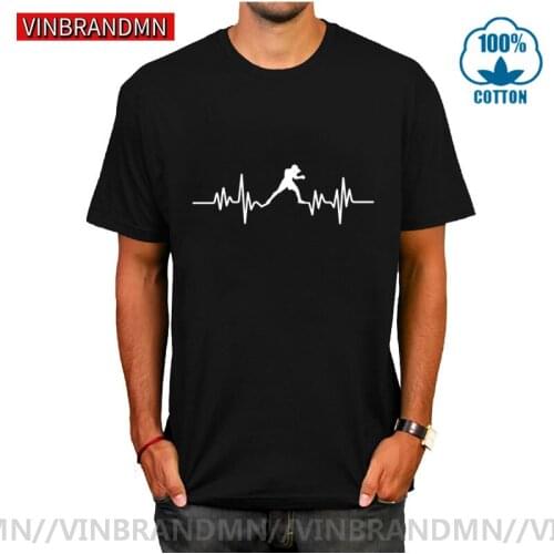 Vinbrandmn Heartbeat Boxing T shirt men Funny Boxer Heartbeat T-shirts Fashion Casual Boxing Fighter tshirt Ali Training Apparel