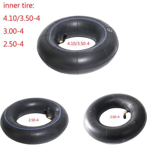 Motorcycle 2.50-4 Inner tire Tube for Electric Scooter Bike Metal Valve TR87 Scooter Wheelchair Wheel