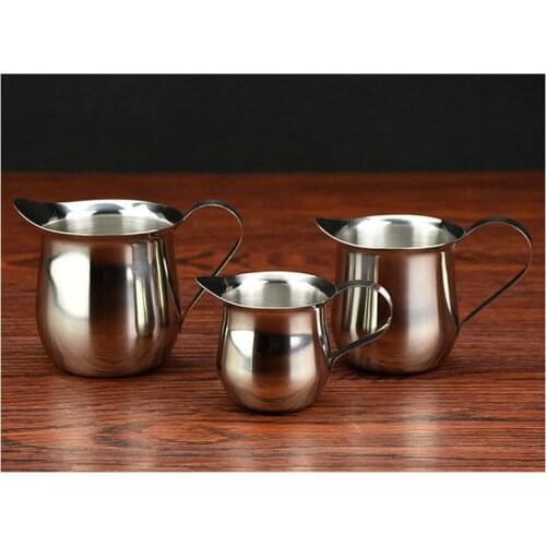 Food Grade Sus304 Creamer,Milk Jug,Teacup,,Housewarming Gift for Tea Coffee Lovers,3/5/8 Oz