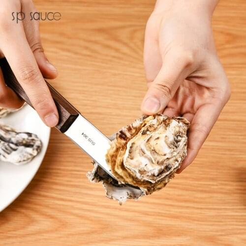 Japan Oyster Knife 304 Stainless Steel with Scallop Opener, Used for Seafood Shell Multi-purpose Can Directly Open Oyster