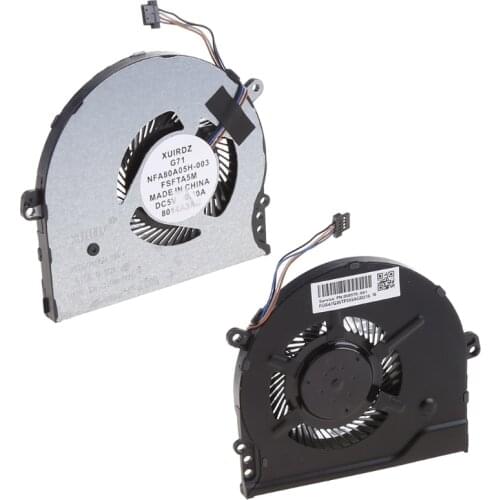 Replaced Metal Laptop CPU Cooling Fan for hp Pavilion 15-CC 15-CC708tx 15-CC715TX 15-CC710TX TPN-Q191 CPU Cooler 927918-001