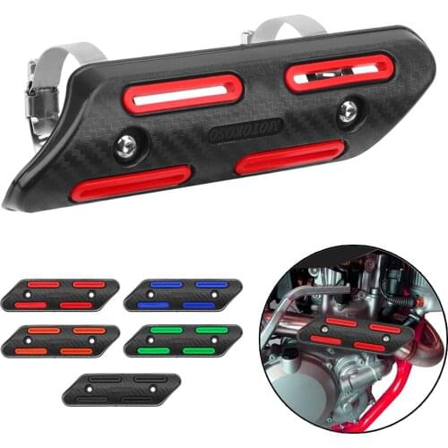 Exhaust Heat Shield Protector Anti-scalding Guard for EXC SXF XC SX EXCF XCW 125 250 350 450 525 530 2019 2018 2017 2016