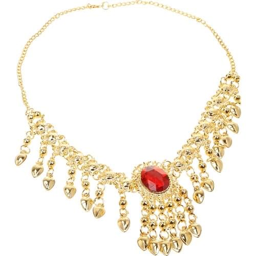Ladies Wedding Bollywood Fashion 2 in 1 Necklace Headpiece Head chain Belly Dance Frontlet Jewelry