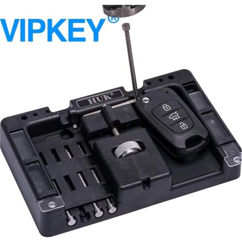 1 Set Original HUK Key Fixing Tool Flip Key Vice Flip-Key Pin Remover for Locksmith Tool With 4 Pins Free Shipping