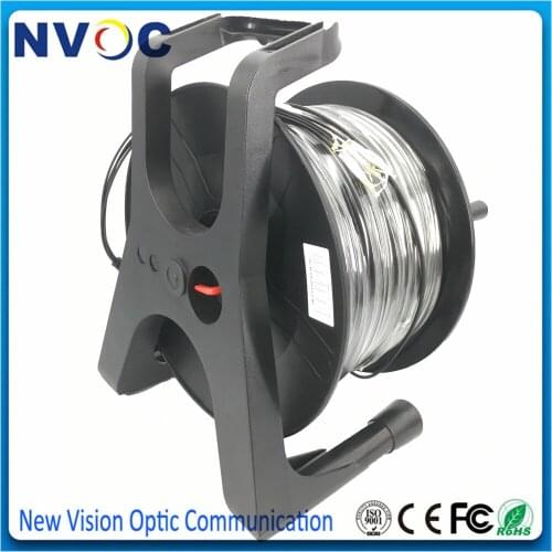 500M LCUPC 4C Single Mode 4Strands SM Outdoor FTTA 9/125 4Core LC to LC Armored Fiber Optic Cable Patch Cord With PCD380 Reels