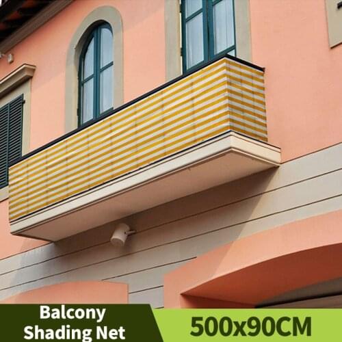 500x90CM Garden HDPE Terrace Fence Privacy Net Swimming Pool Shelter Courtyard Sunshade Net Screen Wind Decoration Accessory