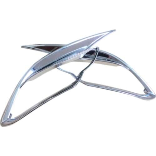 ABS Chrome Rear Back Fog Light Lamp Cover Decor Trim 2pcs For Mazda CX-9 2017 2018 car accessories