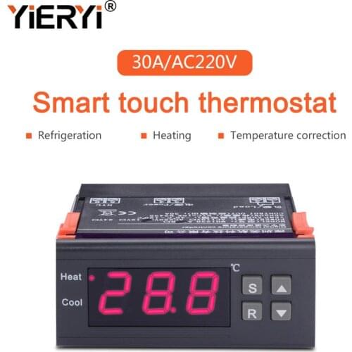 Yieryi MH1230A AC220V Digital Temperature Controller Thermocouple -40 ~ 120 Degrees Thermostat Refrigeration Heating Regulator