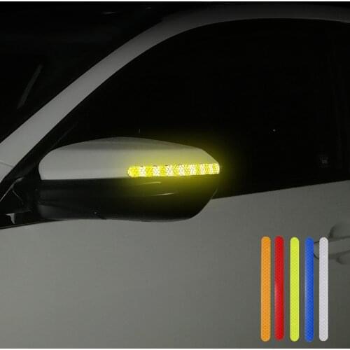 Car Stickers Rearview Mirror Reflective Tape Car Accessories for CITROEN C1 C2 C3 C4 XSARA PICASSO PEUGEOT 106 107 206 207 307