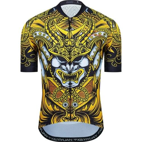 NEW KEYIYUAN 2022 Men Cycling Jersey Breathable MTB Bike Clothes Mountain Road Racing Short Top Ropa Ciclismo Triathlon