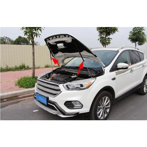 For Ford Kuga 2017 2018 Refit Car Front Hood Engine Cover Hydraulic Rod Strut Spring Shock Bar Car Styling