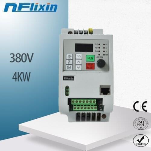 380V 3 in three out general frequency converter 4.5kw VFD inverter Frequency Converter Variable Frequency
