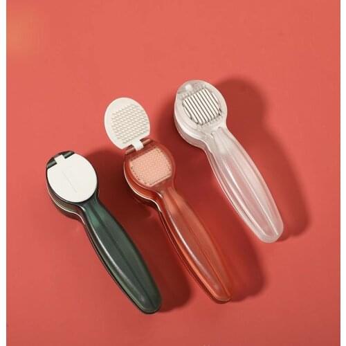 Manual Garlic Press Ginger Garlic Slicer Multifunctional Cooking Vegetables Squeezer PP Stainless Steel Garlic Mincer Masher