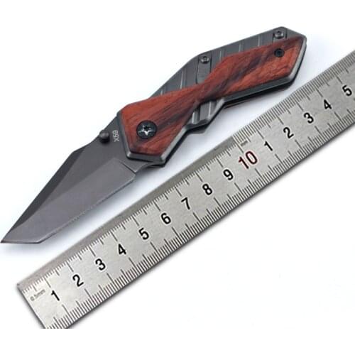 5.87'' Folding Pocket Knife Outdoor Survival Tactical Knife 440C Steel Blade Camping Hunting Knives Self-defense EDC Tools