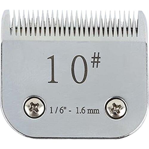 10# 1.6mm SK5 Dog Pet Clipper Blade Replacement Compatible with Andis / Oster Removable clipper for A5 Hair Clipper Blades
