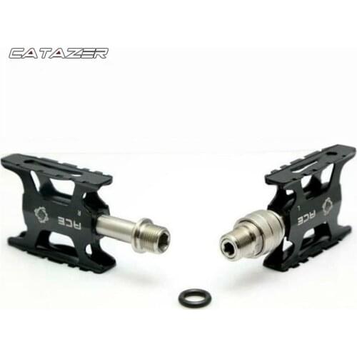 Titanium Bearing Quick Release Bicycle Pedal For Brompton Folding Bike CNC Pedals 145g Ultralight Pedals Bicycle Pedal