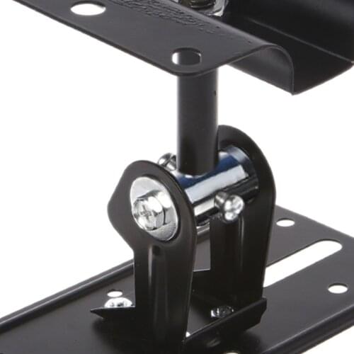 Universal Home Theater Steel Adjustable Speaker Ceiling Wall Mount Brackets 090F