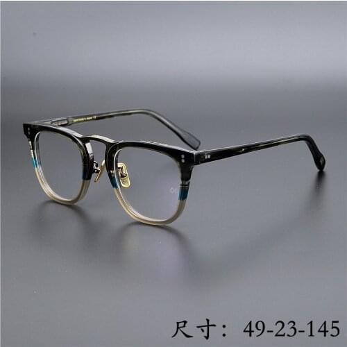 Vintage Quality Acetate eyeglasses frame OG NOMAD polygon eyewear women men original box case prescription lens free shiping