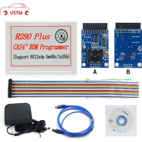 VSTM R280 Plus CAS4 BDM programmer for BMW for Motorola MC9S12XEP100 Chip 5M48H/1N35H