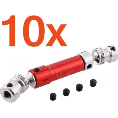 10Pcs/Lot Duty Metal Rear Drive Shaft CVD For WLtoys 1:12 Scale RC Car 12428 12423 Crawler Short Course Truck Upgrade Parts