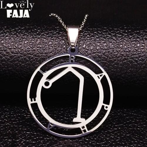 2021 Archangel Raphael Stainless Steel Pendant Necklace Angel Bow Uriel Sigil Amulet seal of God Pin Jewelry gargantilla N3031