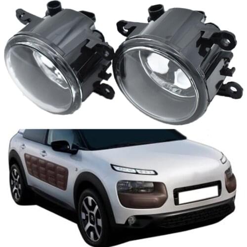 2x Brandnew Quality LED Fog Light Lamp For Citroen C4 Cactus 2015 2016 2017 2018 2019 H11 12V Halogen Fog Lights DRL