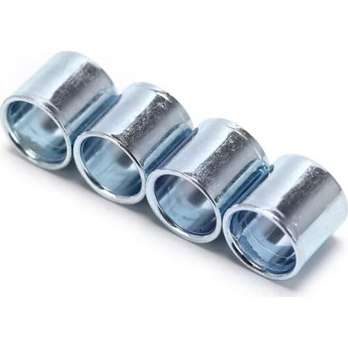 4pcs Sleeve Speed Kit Bearing Spacer Inline Skate Axle Bushin 8.1mm Inner Diameter Sliver