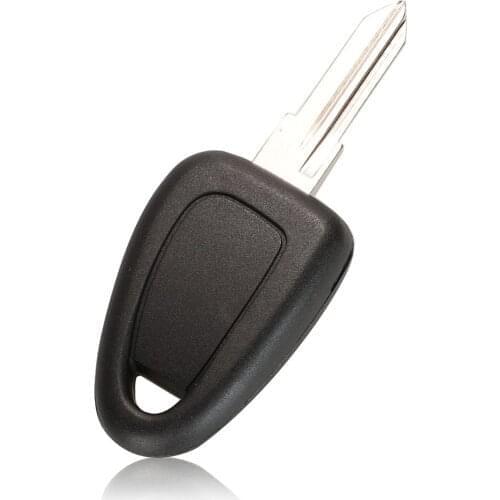 Kutery No Buttons Transponder Remote Car Key Shell Case Fob For Fiat Iveco Remote Uncut GT15R Blank Blade Case FOB Replacement