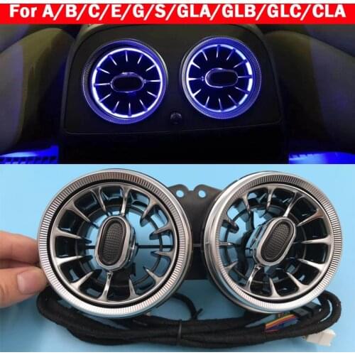 For A/B/C/E/G/S/GLA/GLB/GLC/CLA W205 W213 W222 W117 W118 W247 W464 X247 X253 H247 Rear Air Vent Ambient Light LED Nozzle Lamp