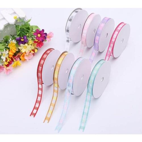 Hot New 5 Color Mixed Ribbon 1.2cm Horizontal Thick Strip Manual DIY Christmas Wedding Ornate Decorative Packaging Ribbons
