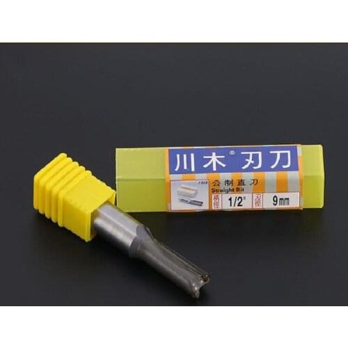 Chuanmu Carving Tools Metric Straight Knife Milling Cutter Woodworking Slotting Tool Machine Tool Head Engraving Wood Milling