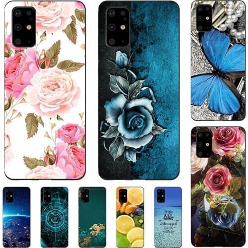 Fashion Flower Case For Samsung Galaxy A51 SM-A515F A515 6.5" Cover Soft Silicone Cat Coque