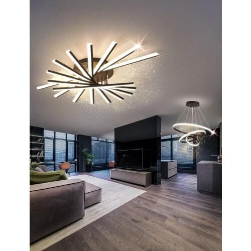 Nordic lamparas de techo Living Room cafe hotel Bedside Aluminum ceiling light fans Ceiling Ligting E27 led ceiling lamps
