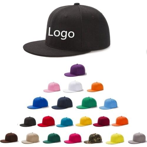 New custom logo trucker hats Snapback hats Tennis caps Sport Flat Bill casquette with LOGO