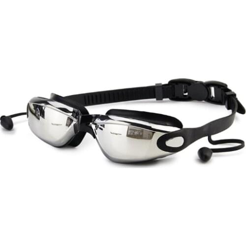 New Professional Swimming Goggles Anti-Fog UV Adjustable Plating Men Women Waterproof Silicone Glasses Adult Eyewear