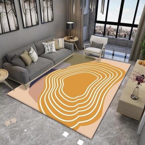 New Nordic modern minimalist abstract living room carpet sofa coffee table carpet bedroom full of bedside mats