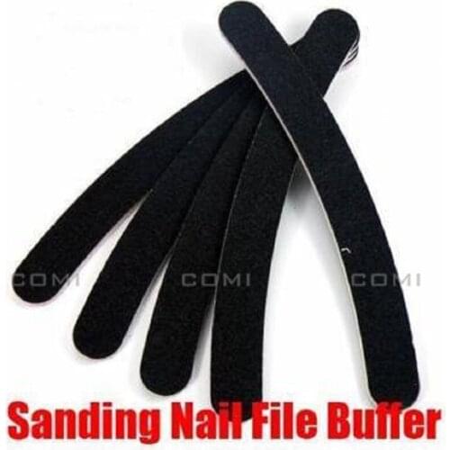 Clay Sculpting Polishing Block Clay Crafts Polish Tool Black Sanding Crescent Sandpaper