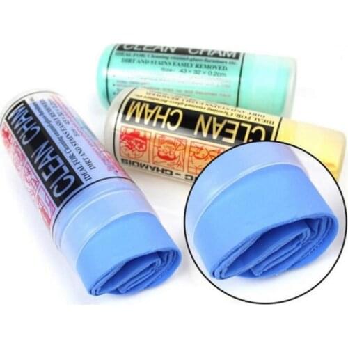 Car Cleaning Wash Towel Cham Synthetic Chamois Cloth in Multi Colors 66*43*0.2 cm for household use/keep hair dry