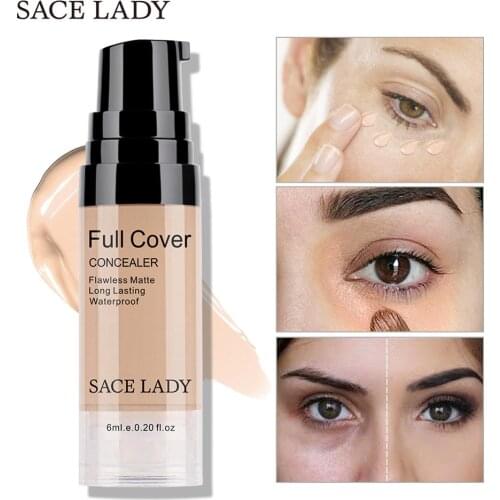 Profissional olho corretivo base de maquiagem cobertura completa para olho escuro rosto corrector creme prova dwaterproof