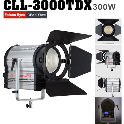 Falcon eyes Studio Photography Spotlight 3000K-8000K Adjustable Color Temperature brightness with LCD&touch Panel CLL-3000TDX