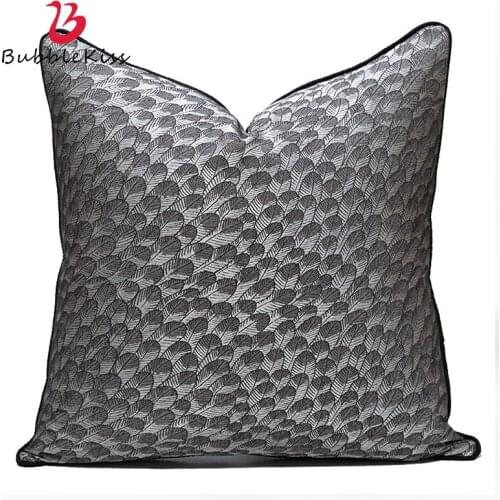 Bubble Kiss Black Pillows Cover Washable Abstract Living Room Sofa Throw Pillow Case High-End Square Cushions Pillowcase 45X45CM