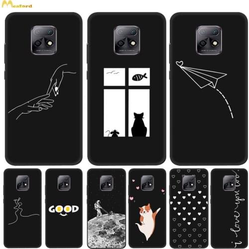 Silicone Case For Xiaomi Redmi 10X PRO 5G Phone Cover Redmi Note 10 5G Soft Bumper Coque Redmi10x Case 10 X Etui Funda Black TPU