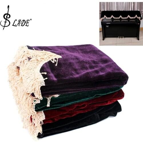SLADE Pleuche Musical Electronic Piano Half-Cover Dust Guard Cover for 76-88 Keyboards Electronic Piano Accessories